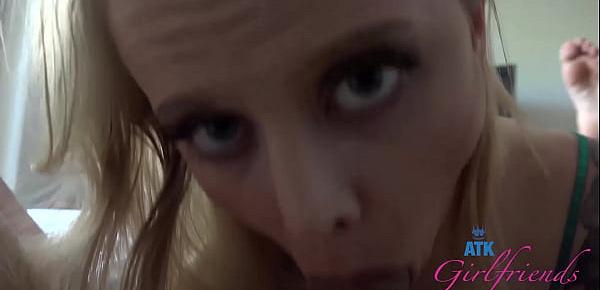 trendsHot blonde amateur sucks cock and gets her pussy eaten (POV with Paris White)